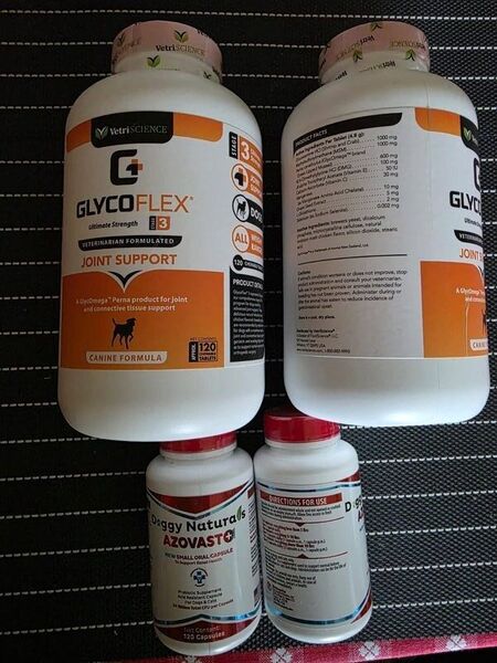 Suplimente pentru catei (Glycoflex stage 3 si Azovast plus)